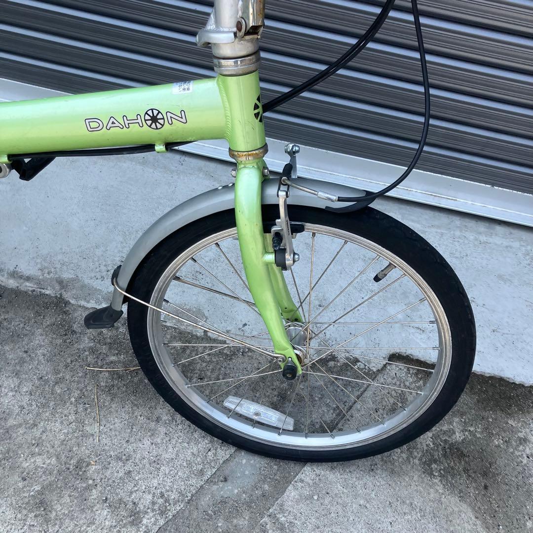 ビンテージ DAHON ダホン メトロ 折り畳み自転車 20インチ グリーン