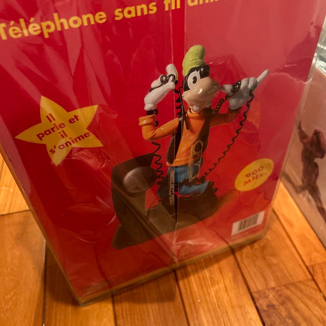 未開封　未使用　グーフィ　ディズニー　コードレステレフォン　電話