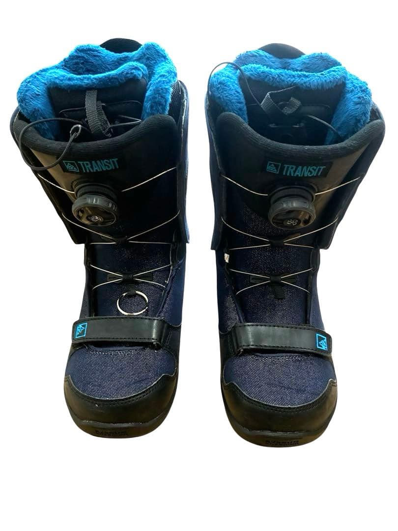 美品K2 TRANSIT BOA スノーボードブーツ デニム調25cm（US7）