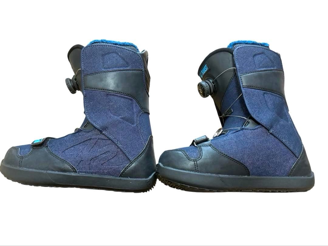 美品K2 TRANSIT BOA スノーボードブーツ デニム調25cm（US7）
