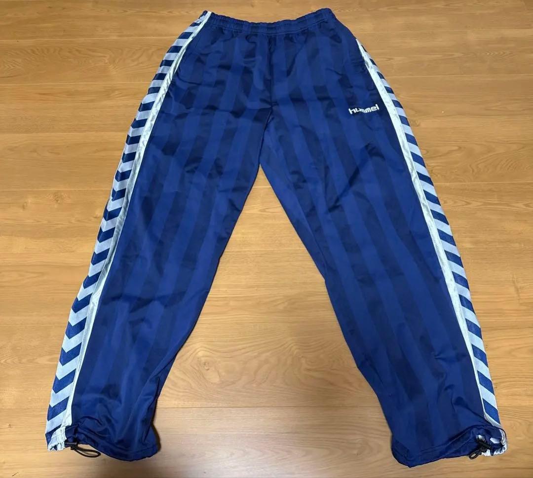 hummel ネイビー ストライプジャケットとパンツセット