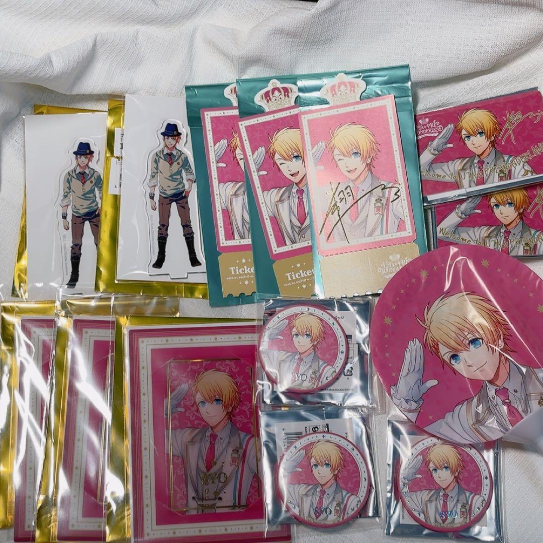 うたプリ ワンダーランド WL 来栖翔 特典 箔押し 缶バッジ ブロくじ