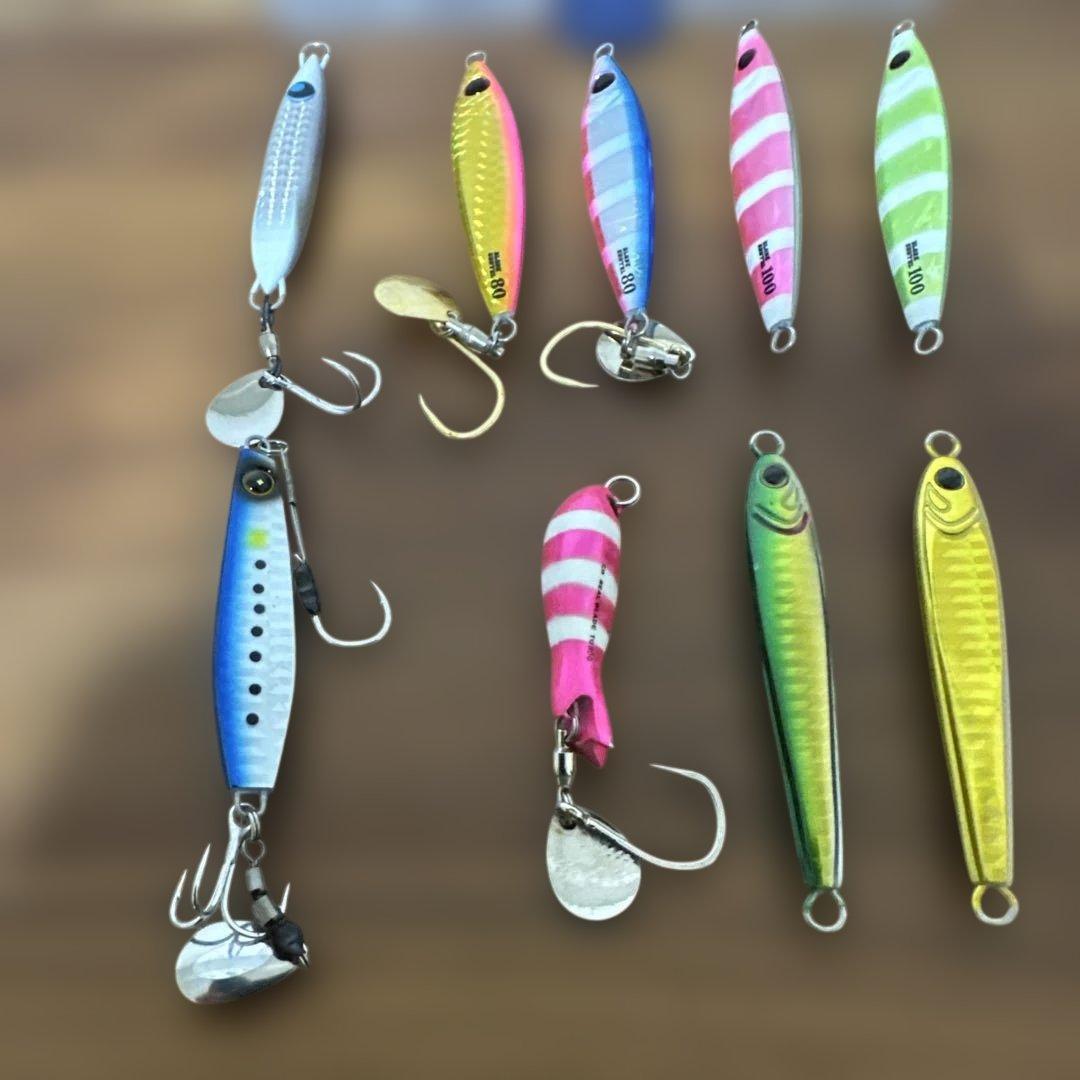 ブレードジギング　ルアー各種とフック付き
