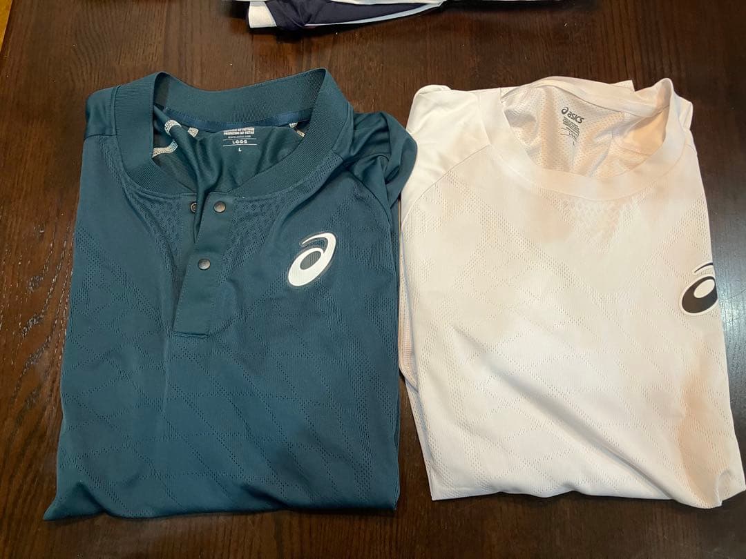 ASICS テニスウェア Tシャツ ポロシャツ 2点セット✖️2