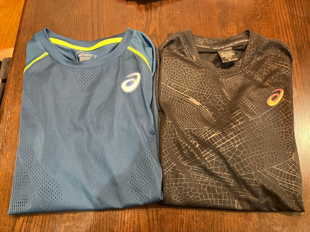 ASICS テニスウェア Tシャツ ポロシャツ 2点セット✖️2