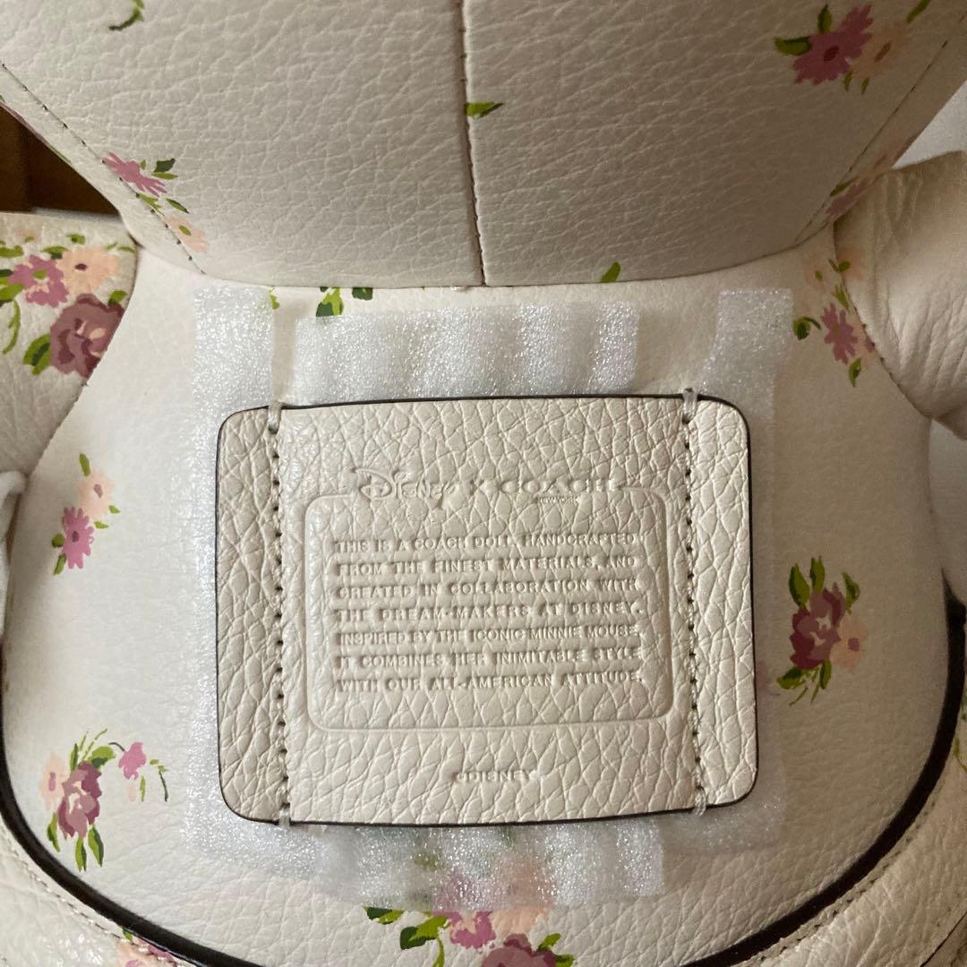 Coach X Disney ミニーマウス ドール レザー 花柄 限定品 新品