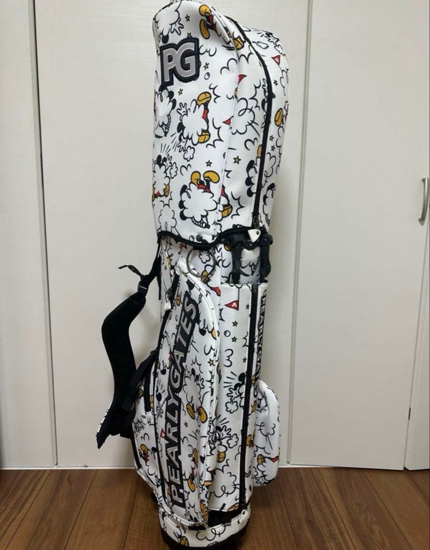 【限定コラボ】PEARLY GATES キャディバッグ　ミッキーコラボ