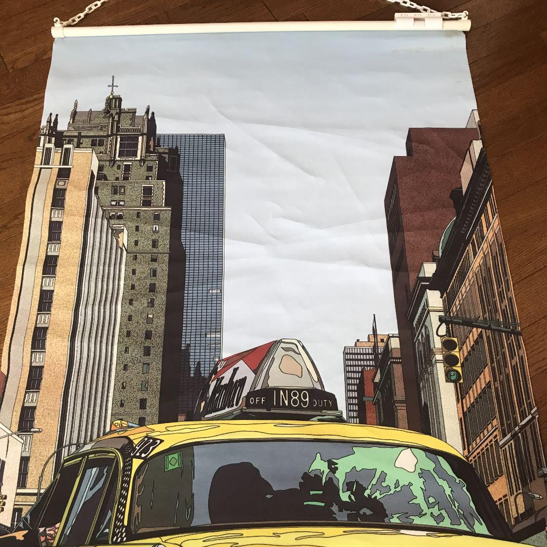 【希少 新品】FIZIN SUZUI 鈴木英人 アート スクリーン 当時モノ