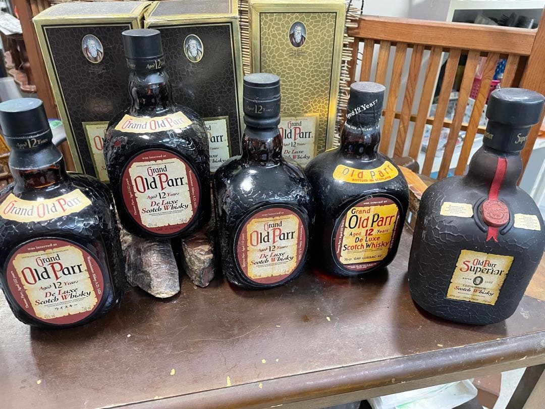 ヴィンテージ　オールドパー　スペリオール　他１２年４本　古酒　大値引きしますね