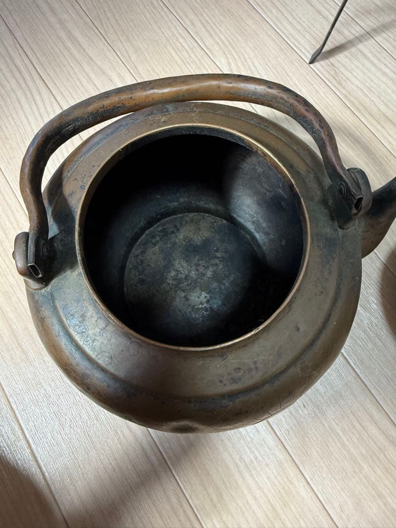 【五松堂】銅製やかん 茶道具 アンティーク レトロ