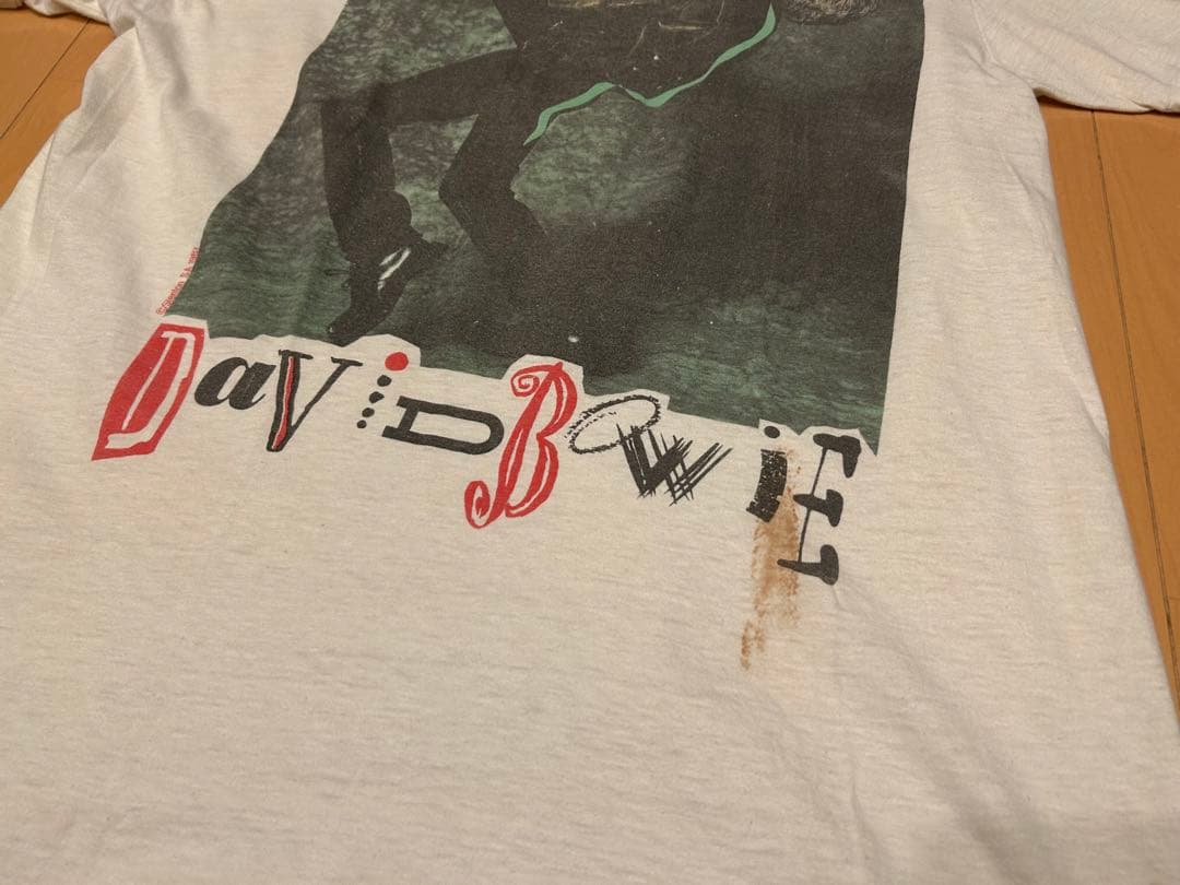 ミュージシャン DAVID BOWIE Glass Spider Tour Tee 1987s