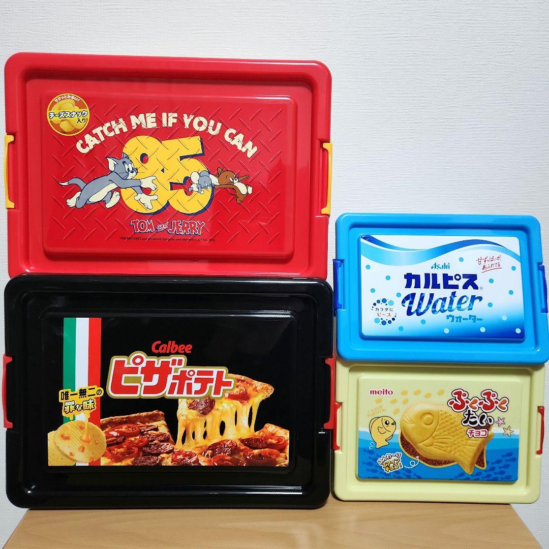 お菓子　コンテナボックス　収納　片付け　蓋付き　オモチャ箱　キャラクター　可愛い