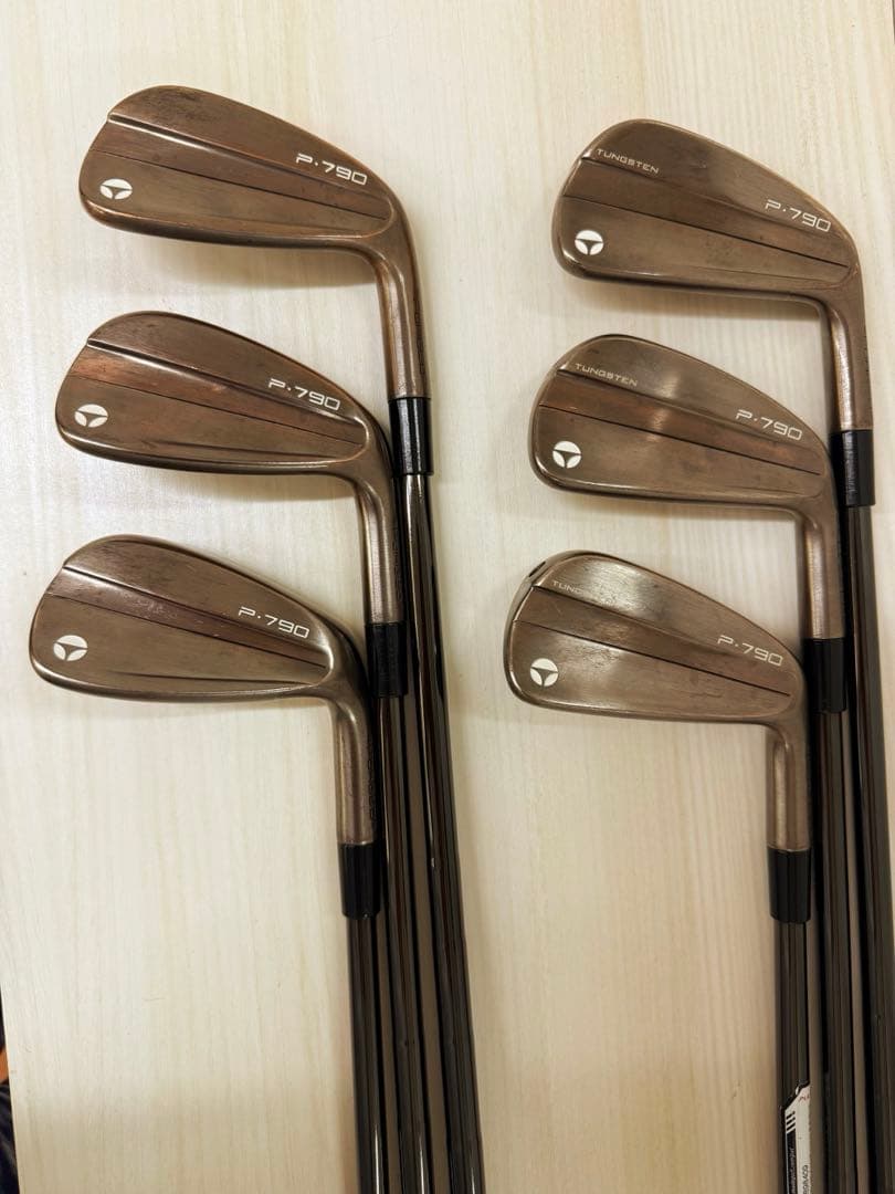 限定TaylorMade P790 カッパーアイアンセット 5i-9i Pw