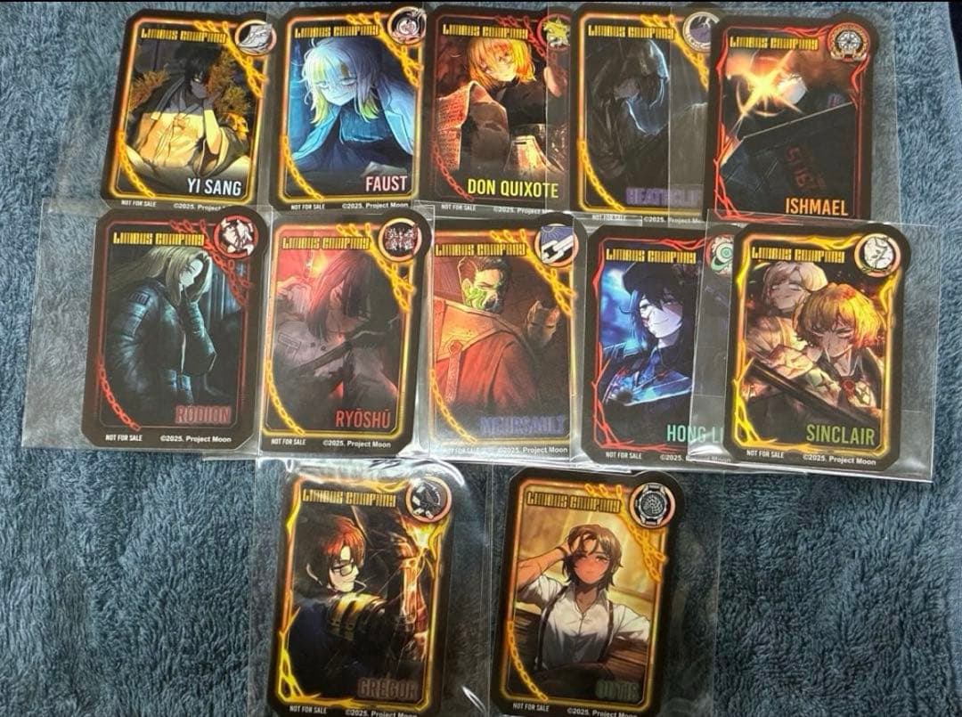 リンバスカンパニー アニメイト　特典 人格編成風シール a 全12種 コンプ