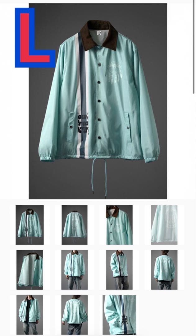 UVERworld 【TAKUYA∞の創り方】コーチジャケット/ライトブルー L