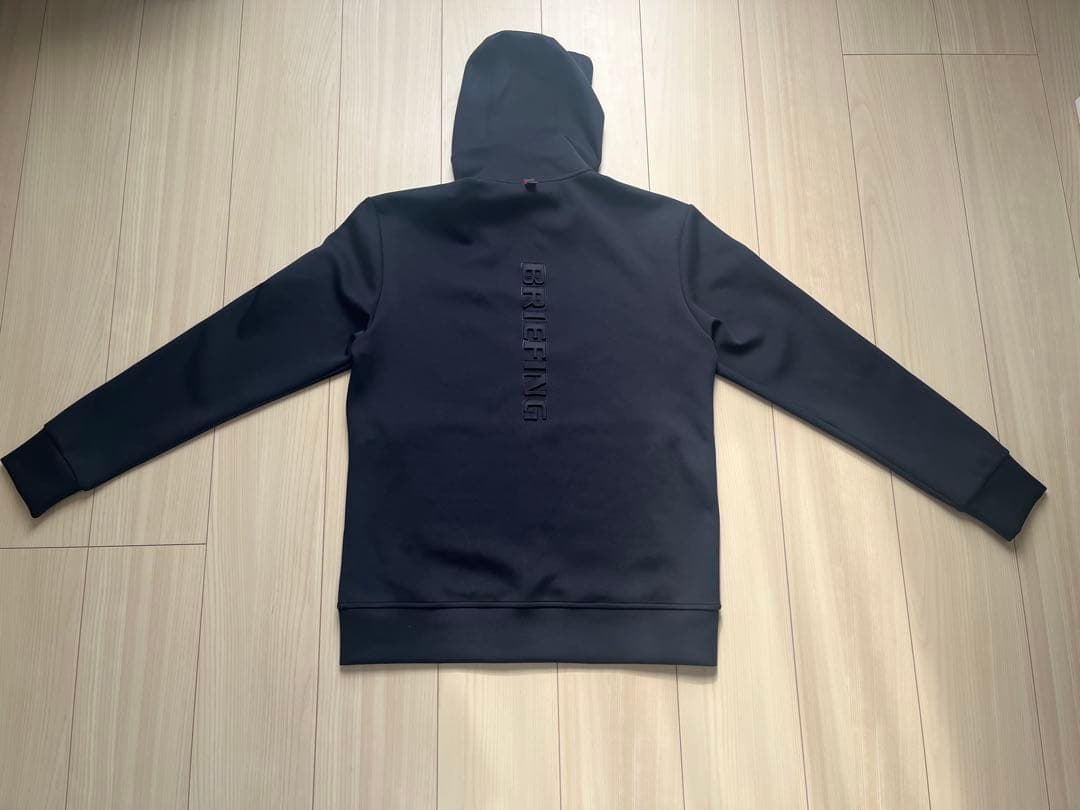 BRIEFING 3Dロゴ ストレッチジャージ ジップパーカー 黒美品Ｍ
