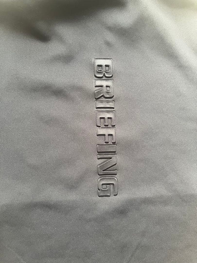 BRIEFING 3Dロゴ ストレッチジャージ ジップパーカー 黒美品Ｍ