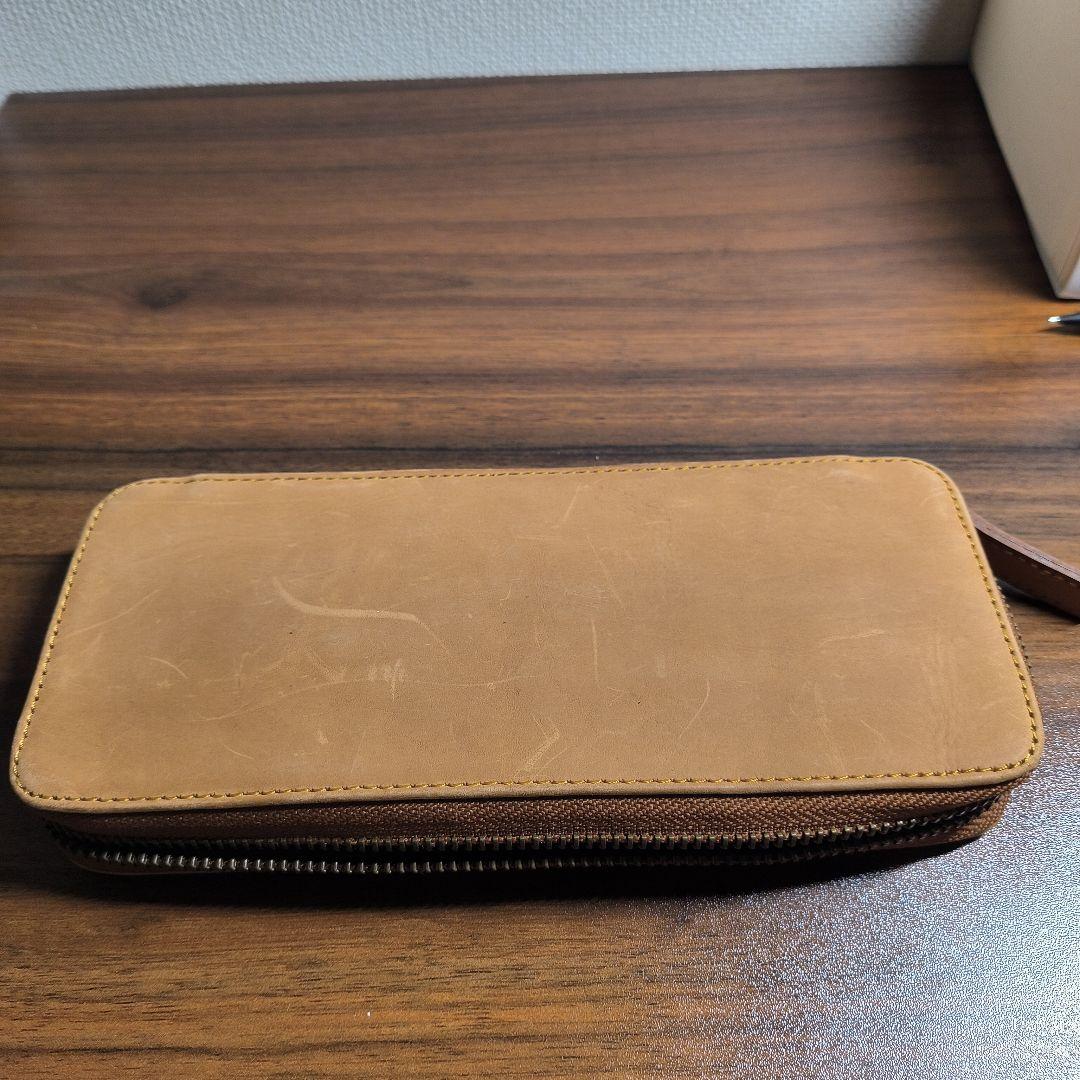 バハギア&クラフト ラウンドジップペンケース