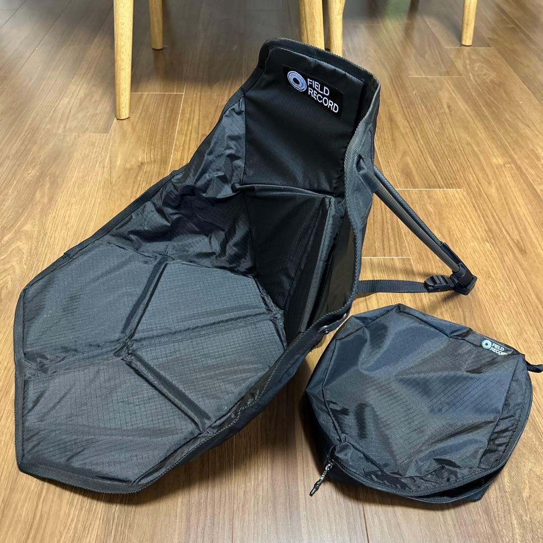 【収納袋付】フィールドレコード FR-chair carbon ULチェア