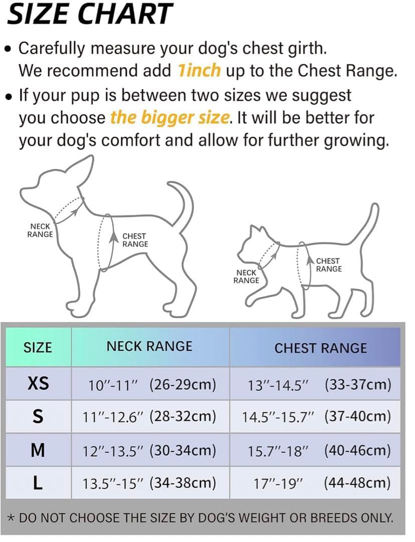 小型犬 猫 超軽量 犬服 喉への負担が少ない散歩/訓練/お出掛 グリーン,XS
