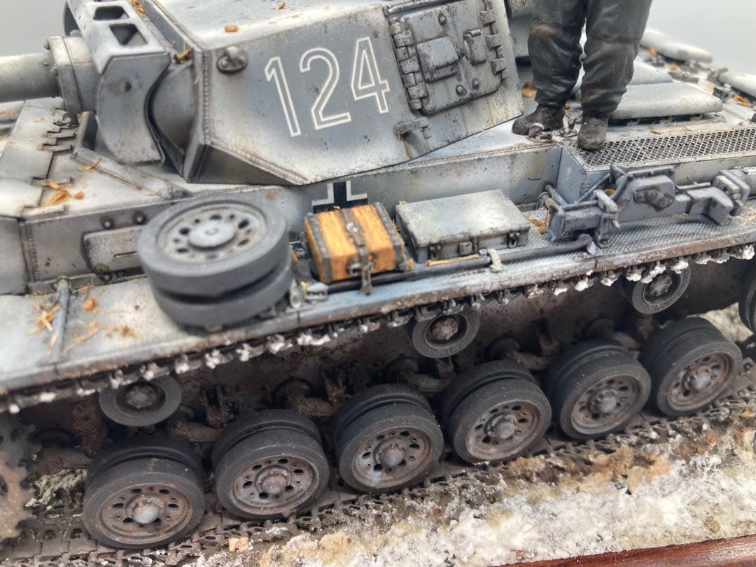 戦車完成品 1/35 3号戦車L型 ヴィネット全塗装済み完成品