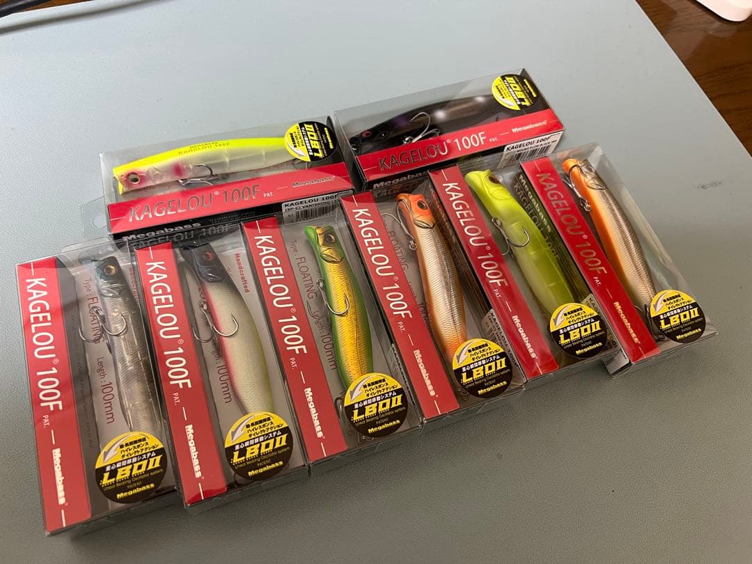 メガバス カゲロウ100F ジョインターオリカラ 8色セット