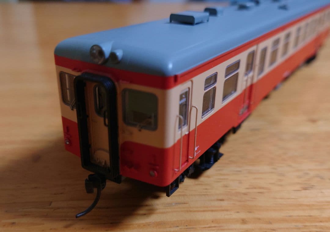 トラムウェイ キハ20 動力付き DT22 初期型 朱クリーム