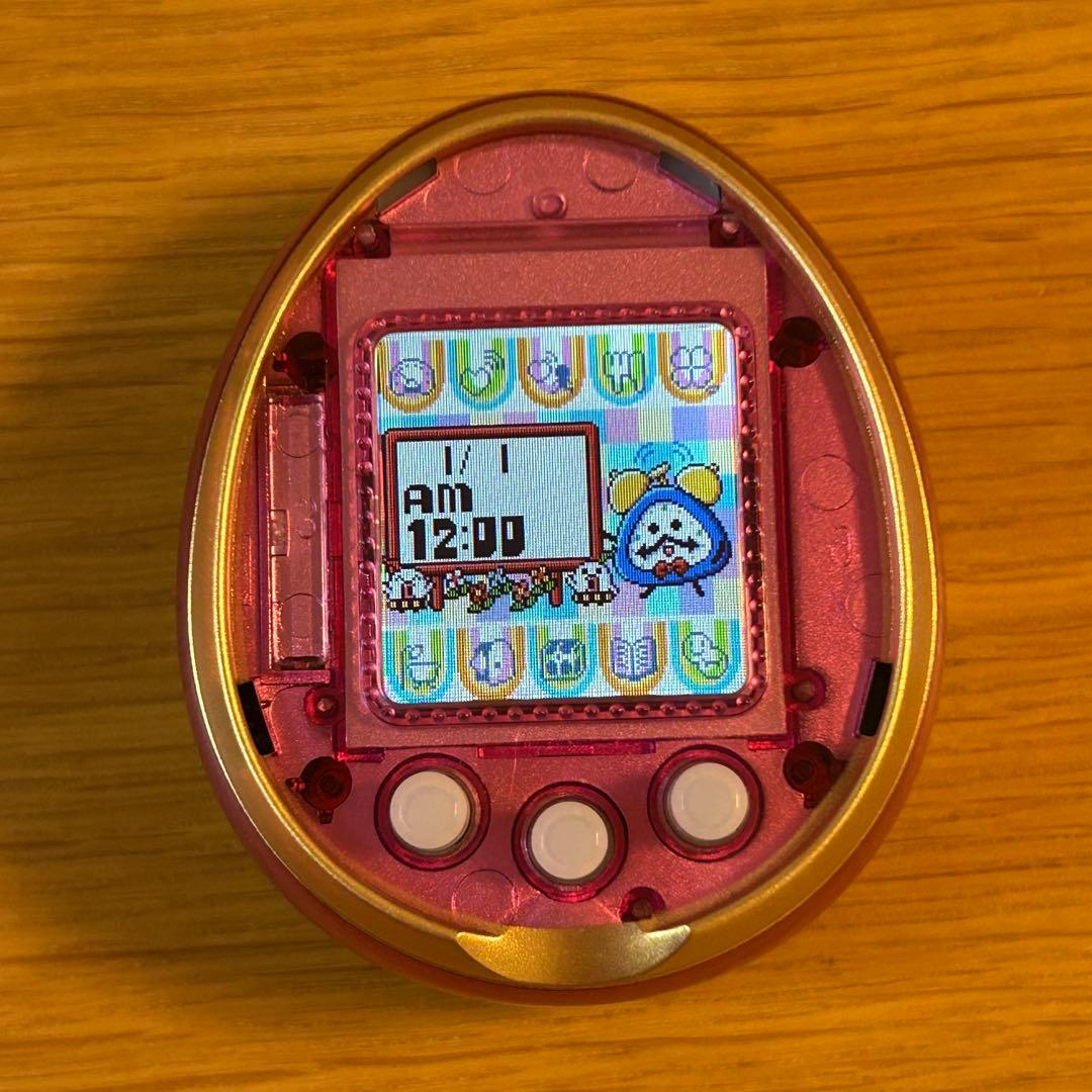 TAMAGOTCHI 4U たまごっち ピンク 本体 チャームストラップ＆カバー
