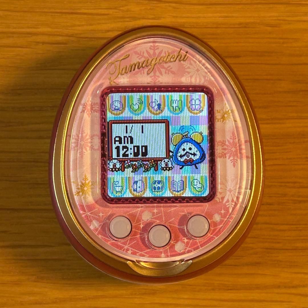 TAMAGOTCHI 4U たまごっち ピンク 本体 チャームストラップ＆カバー