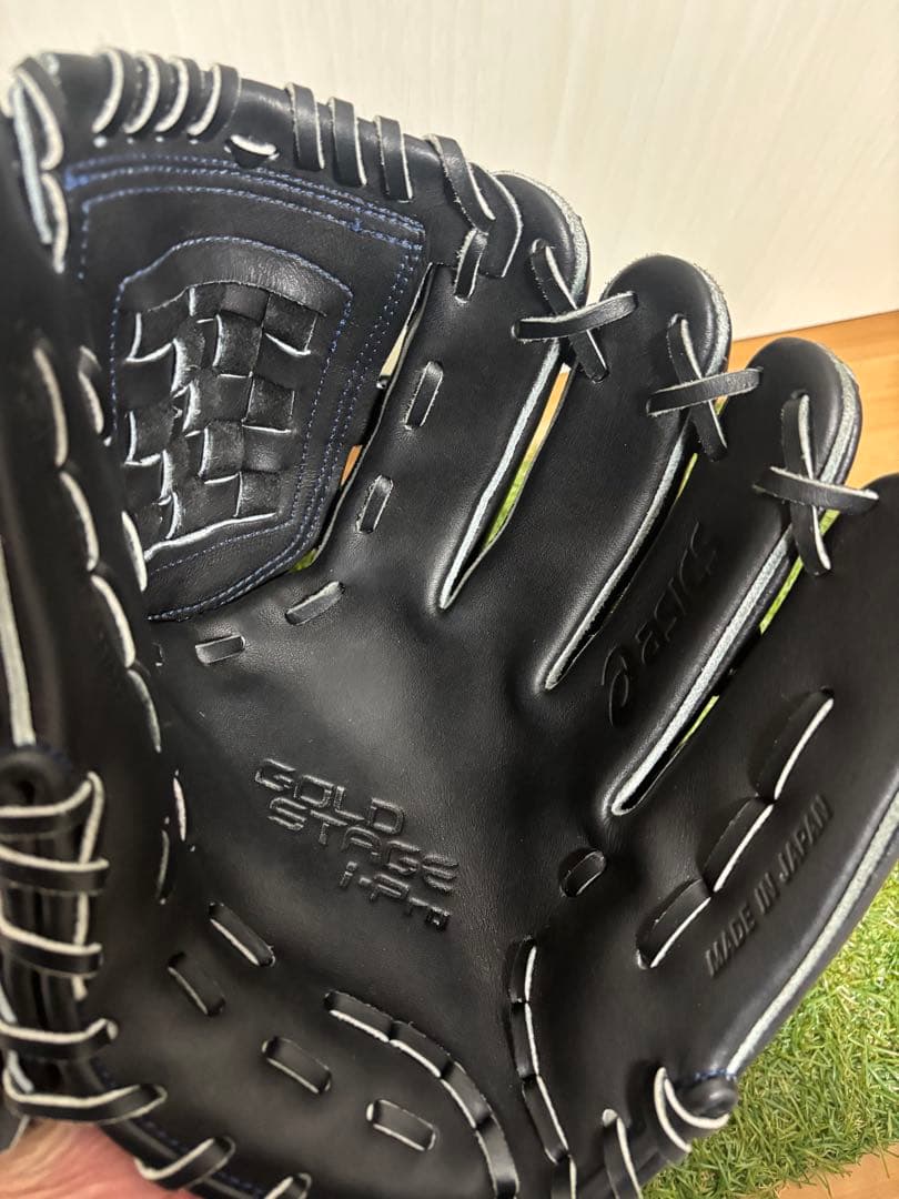 硬式用　日本製　アシックス　ゴールドステージ 内野手　バスケットウェブ