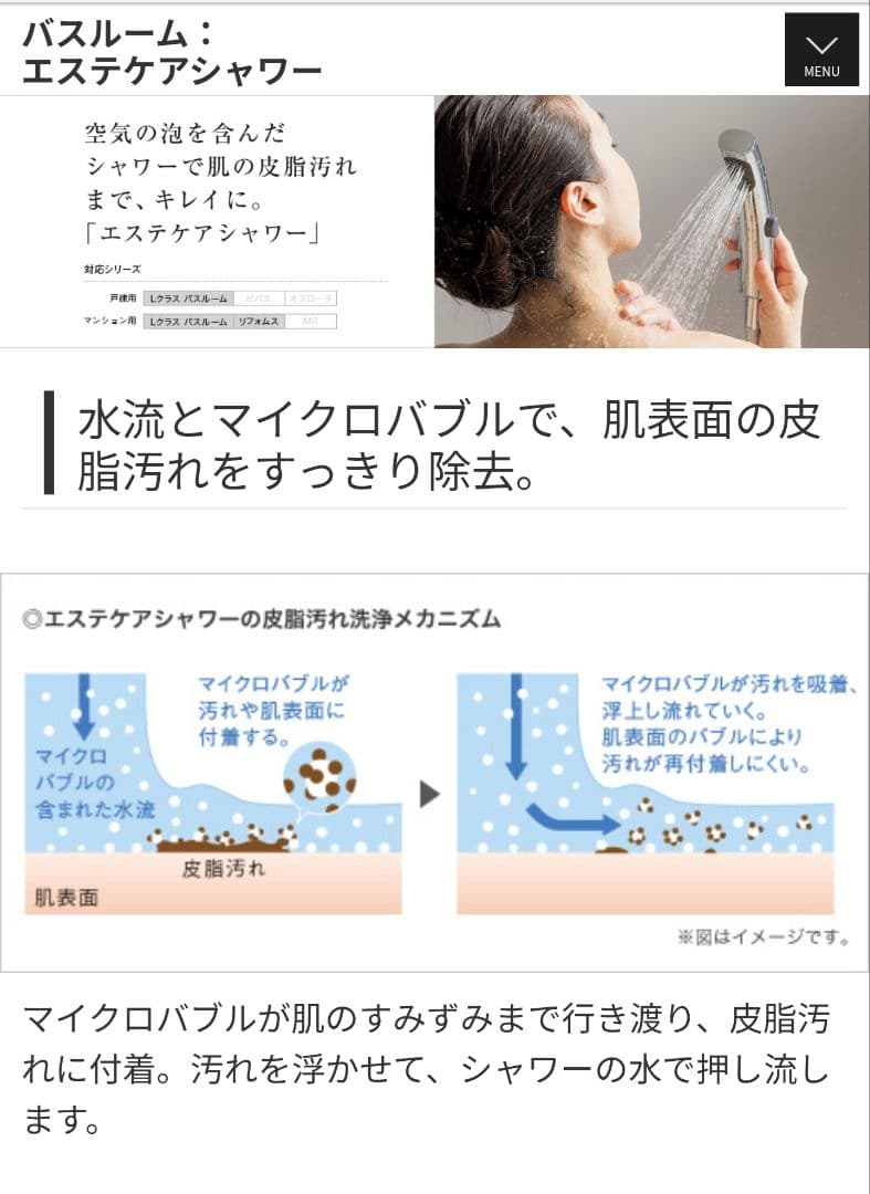 パナソニック 【RLXZS310ESPC】 エステケアシャワーヘッド