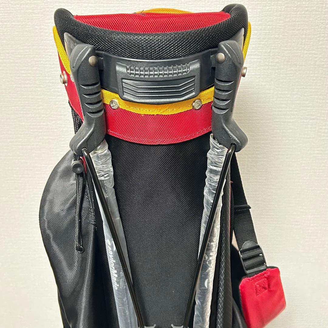 テーラーメイド 軽量スタンド キャディバッグ 7分割 綺麗め 赤/黄/黒