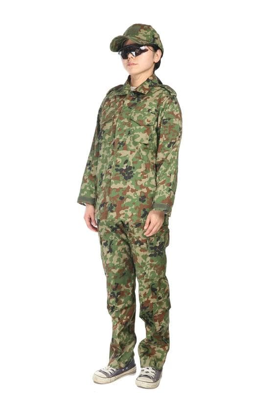 ベルト付 BDU 自衛隊 戦闘服 迷彩服 上下 野球帽 セット
