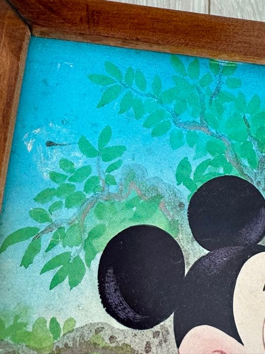 ディズニー　ヴィンテージ バンビ木製アンティーク　あちゃちゅむムチャチャ古着