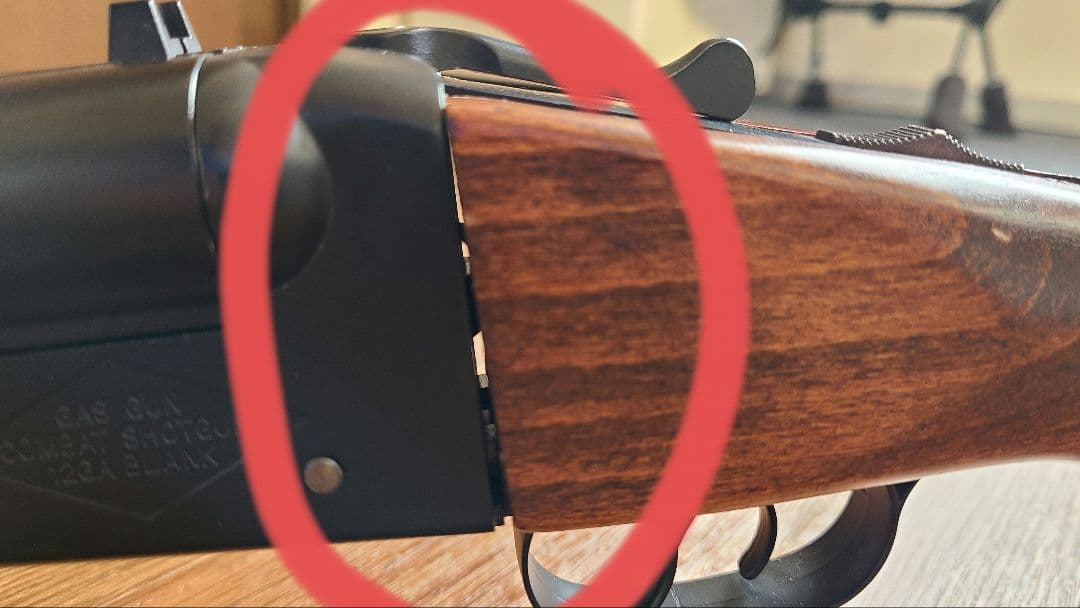 ジャンク 華山マッドマックスダブルバレルショットガンシェル２個付きエアガン18禁