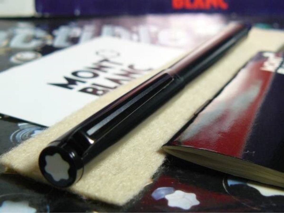 モンブラン社史上最初で最後の★ブラック・ロードナイト鉱加工No1124★黒薔薇鉱