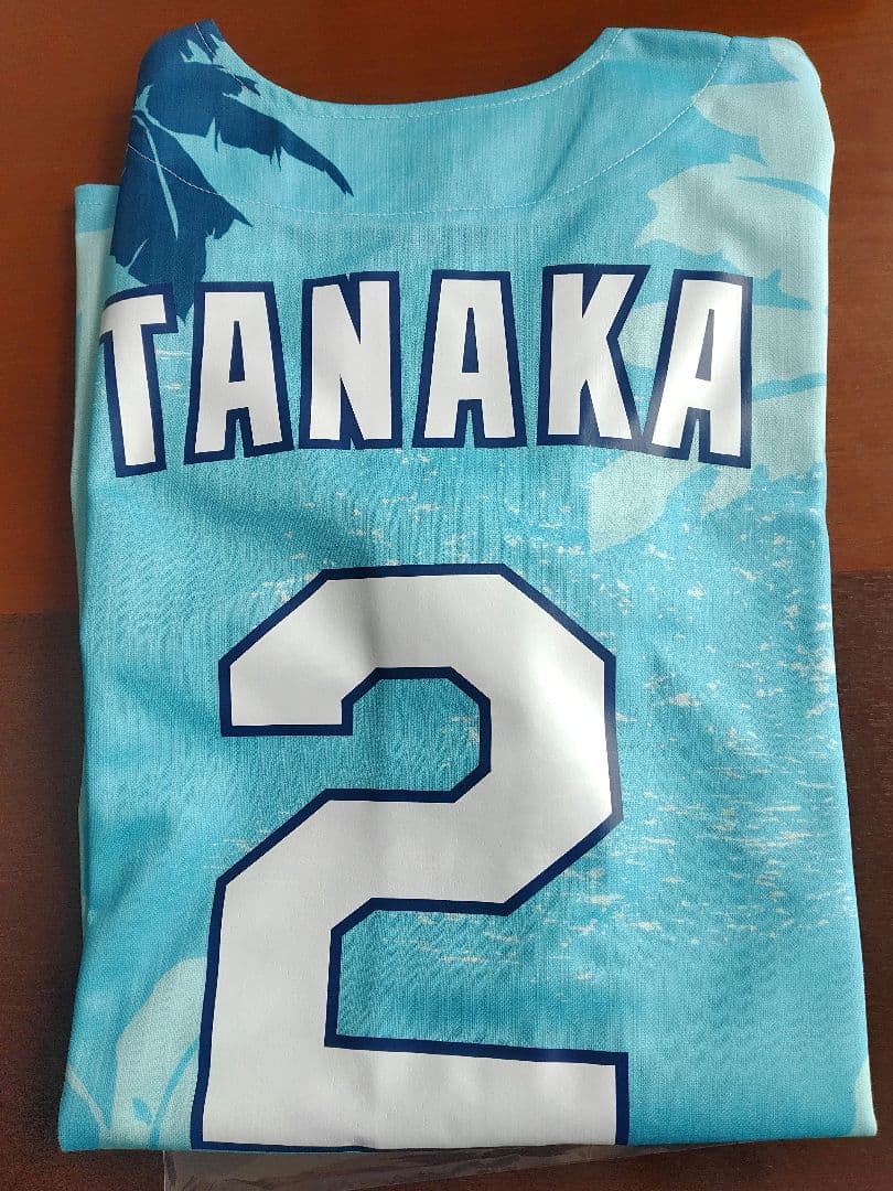 シークレットカード付き　中日ドラゴンズ沖縄キャンプ　ユニフォーム　2番　田中選手