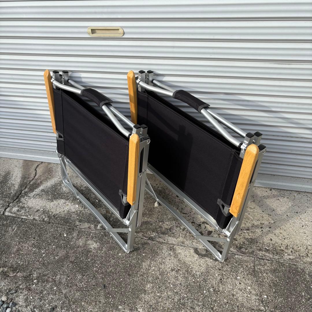 コールマン　コンパクトフォールディングチェア （ブラック）　2脚