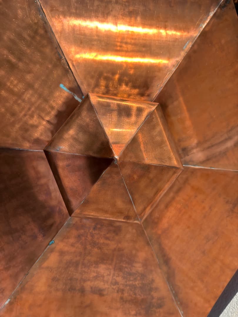 値下げします。 金灯籠　銅製　オリジナル製作品