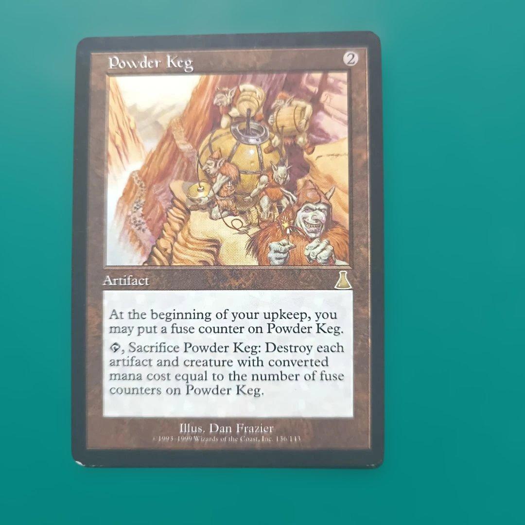 ②英語 火薬樽/Powder Keg [UDS] 茶R プレモダン 旧枠 mtg