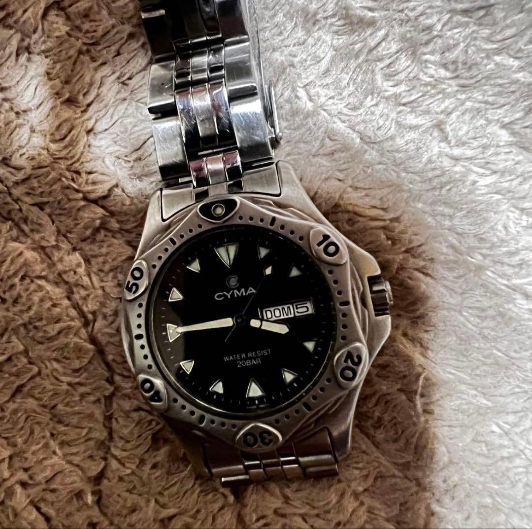 稼働美品　ビンテージダイバー　　スイス製品