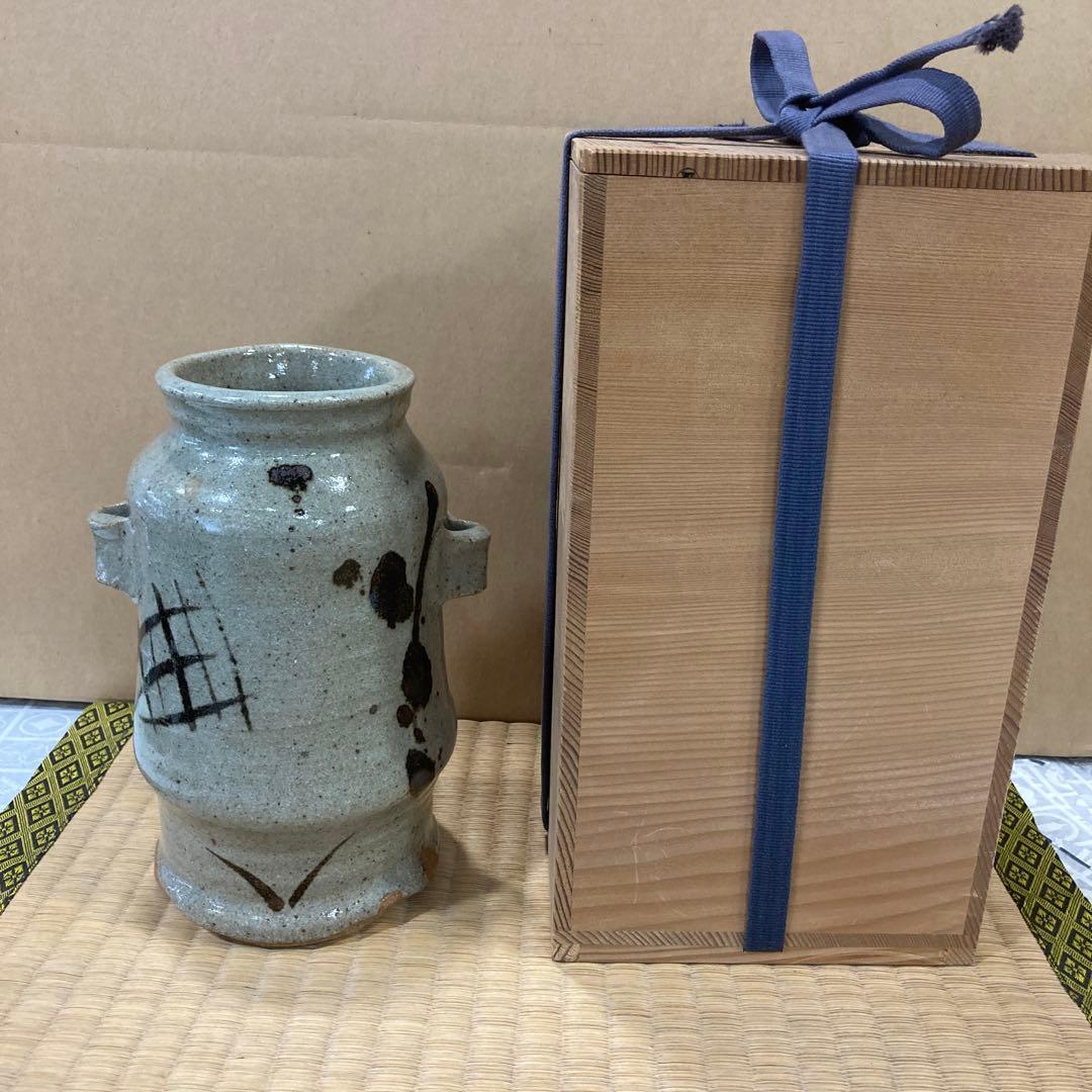 矢野知　絵唐津花入