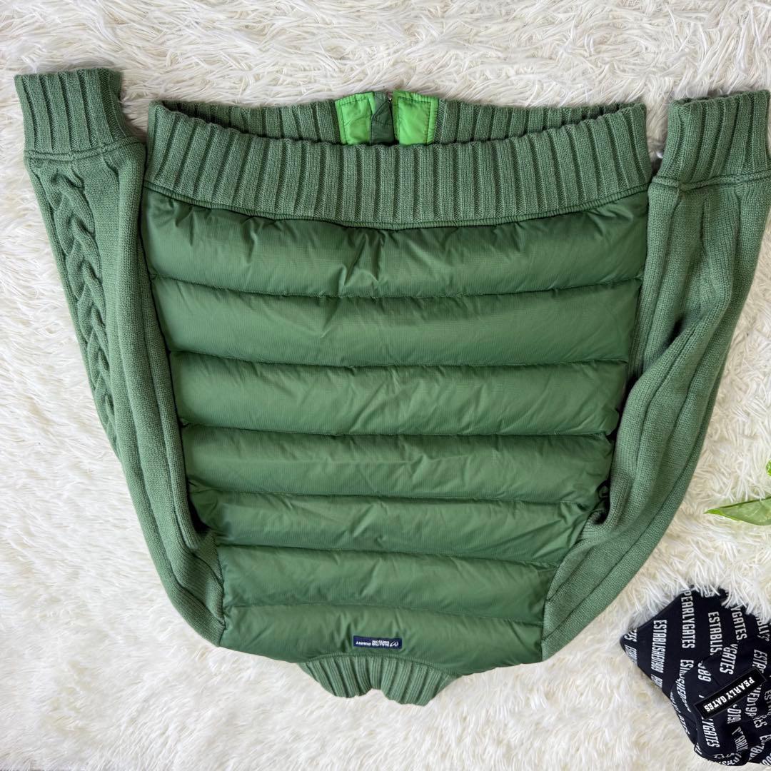 【マスターバニー】美品 ダウンジャケット カーキ 肉厚 1サイズ レディース