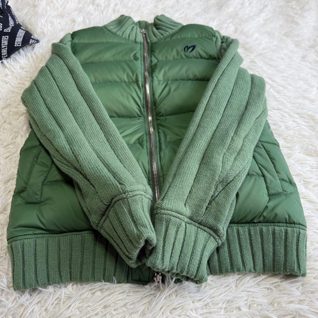 【マスターバニー】美品 ダウンジャケット カーキ 肉厚 1サイズ レディース