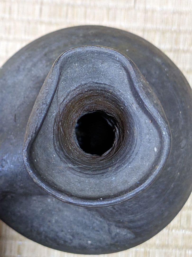 ♦古陶磁 丹波焼 焼締め徳利 酒器 江戸時代前期〜江戸中期 花器花活け 骨董品