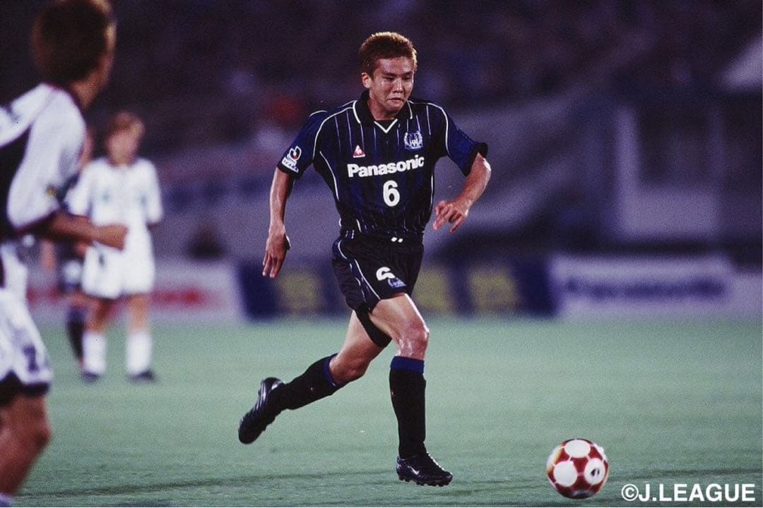 【ガンバ大阪ラストゲーム着用】稲本潤一 ＃６ ガンバ大阪 ０１／０２(H)