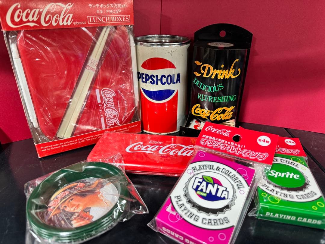 コカコーラ、ペプシ レトログッズ セット品