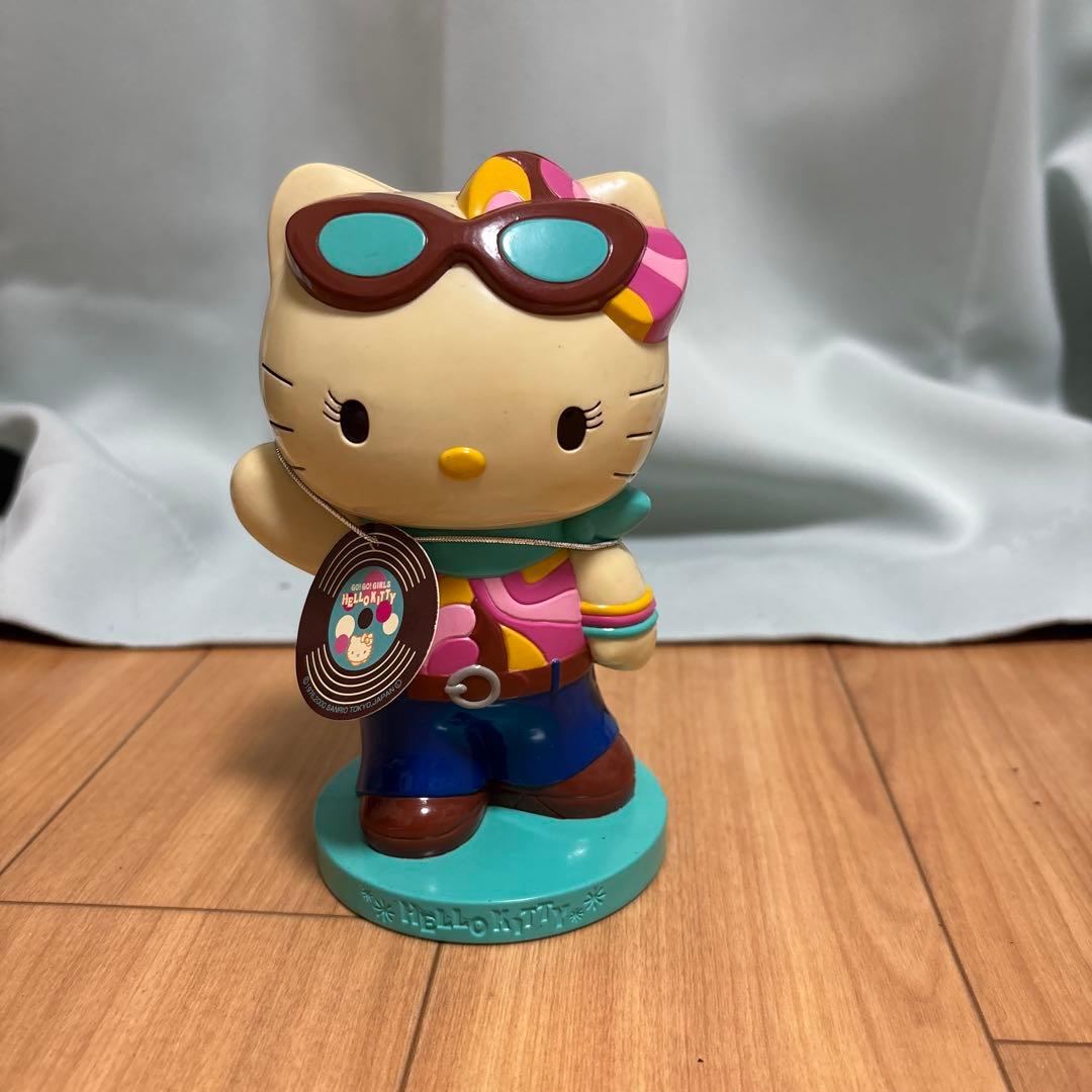 ゴーゴーガールズHello kitty 貯金箱 ゴーゴーバンク　アクティブサイケ