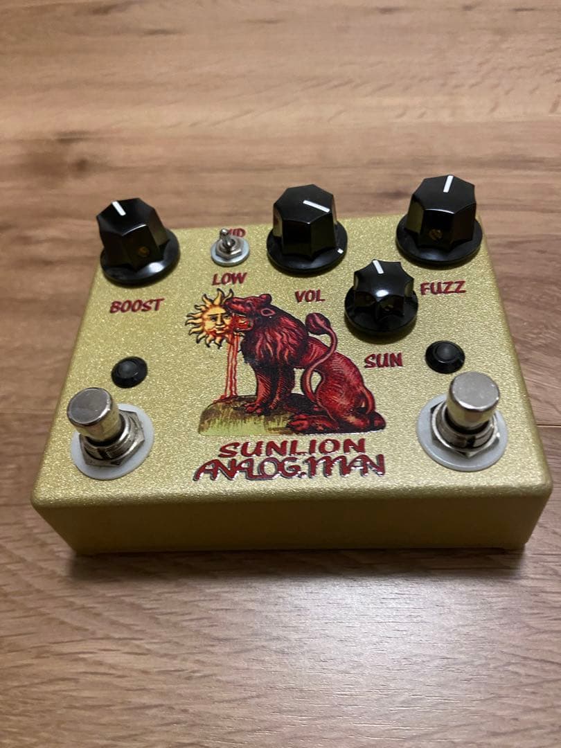 ANALOG.MAN SUN LION ファズ　エフェクター トーンベンダー