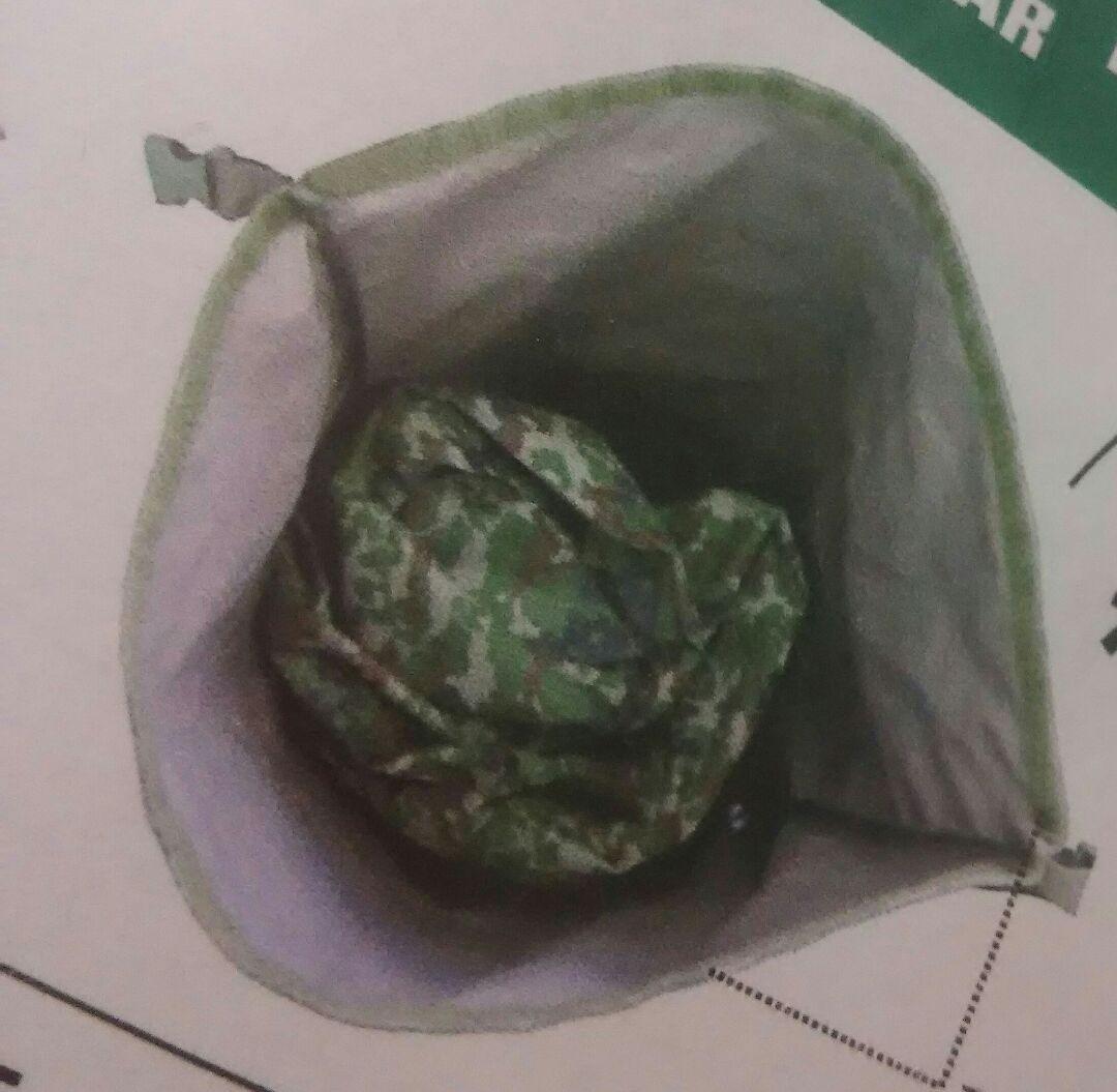 迷彩　寝具包みバック2WAY  リュック山菜取り